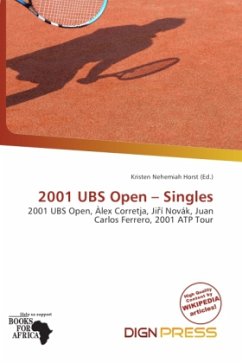 2001 UBS Open - Singles