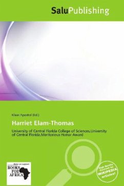 Cover Harriet Elam-Thomas