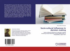 Socio-cultural influences in decision making - Ncitakalo, Nolusindiso