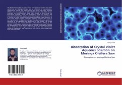 Biosorption of Crystal Violet Aqueous Solution on Moringa Oleifera Saw