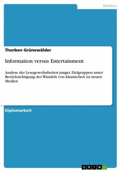 Information versus Entertainment - Grünewälder, Thorben