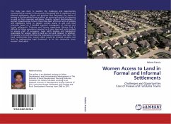 Women Access to Land in Formal and Informal Settlements