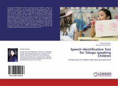 Speech Identification Test for Telugu speaking Children - Atreyee, Avanija;Ravichandran, Aparna