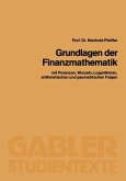 Grundlagen der Finanzmathematik