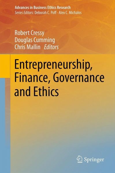 Entrepreneurship, Finance, Governance and Ethics Entrepreneurship, Finance, Governance and Ethics