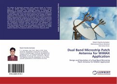 Dual Band Microstrip Patch Antenna for WiMAX Application