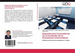 Experiencias Innovadoras en el Contexto de la Enseñanza Universitaria - Castillo Sequera, José Luis;Navarro Huerga, Miguel Ángel;Ortíz, Xavier