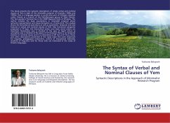 The Syntax of Verbal and Nominal Clauses of Yem - Belayneh, Teshome