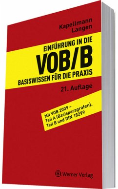 Einführung in die VOB/B Basiswissen für die Praxis - Kapellmann, Klaus D. und Werner Langen