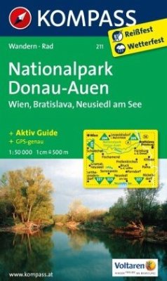 Cover Kompass Karte Nationalpark Donau-Auen