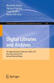 Digital Libraries and Archives