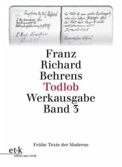 Todlob - Behrens, Franz R.