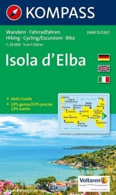 KOMPASS Wanderkarte Isola d' Elba