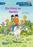 Ein Pony im Garten
