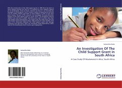 An Investigation Of The Child Support Grant in South Africa
