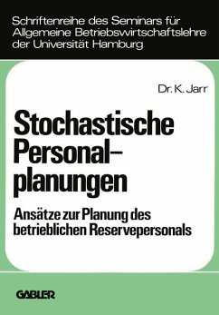 Stochastische Personalplanungen - Jarr, Klaus