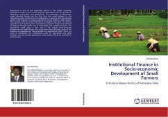 Institutional Finance in Socio-economic Development of Small Farmers