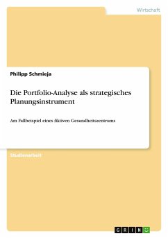 Die Portfolio-Analyse als strategisches Planungsinstrument - Schmieja, Philipp