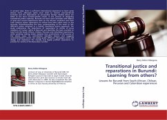 Transitional justice and reparations in Burundi: Learning from others? - Nibogora, Berry Didier