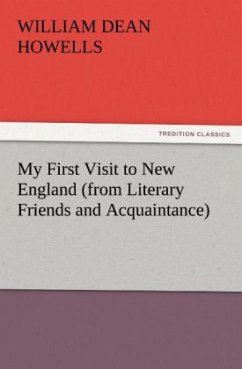 Cover My First Visit to New England (from Literary Friends and Acquaintance)
