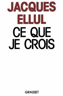 Cover Ce que je crois