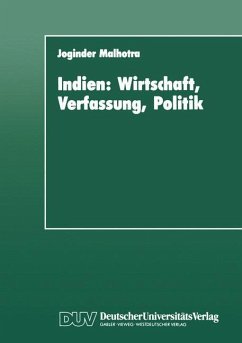 Indien: Wirtschaft, Verfassung, Politik - Malhotra, Joginder