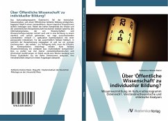 Cover Über 'Öffentliche Wissenschaft' zu individueller Bildung?