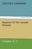 Repertory Of The Comedie Humaine, Complete, A ¿ Z