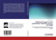 Probing Changes at the Lipid-Water Interface via Xe-129 NMR
