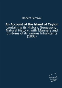 An Account of the Island of Ceylon - Percival, Robert