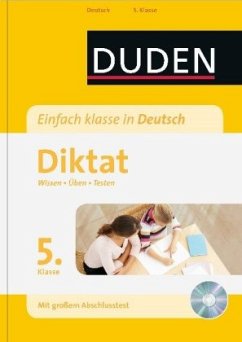 Cover Duden Einfach klasse in Deutsch, Diktat 5. Klasse, m. MP3-CD