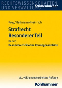 Besonderer Teil ohne Vermögensdelikte / Strafrecht Besonderer Teil Bd.1 - Krey, Volker