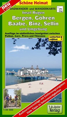 Doktor Barthel Karte Insel Rügen, Bergen, Göhren, Baabe, Binz, Sellin und Umgebung