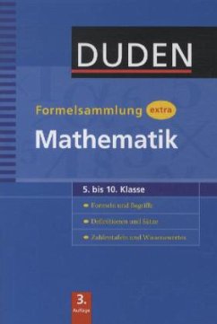 Duden Formelsammlung extra, Mathematik