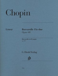 Barcarolle Fis-dur Opus 60 - Frédéric Chopin - Barcarolle Fis-dur op. 60