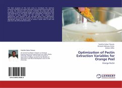 Optimization of Pectin Extraction Variables for Orange Peel