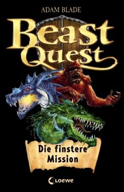 Die finstere Mission / Beast Quest Bd.1-3 (mit Audio-CD) - Blade, Adam