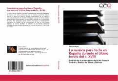 La música para tecla en España durante el último tercio del s. XVIII