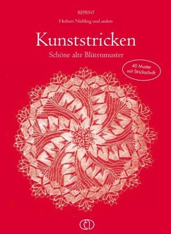 Cover Kunststricken: Schöne alte Blütenmuster