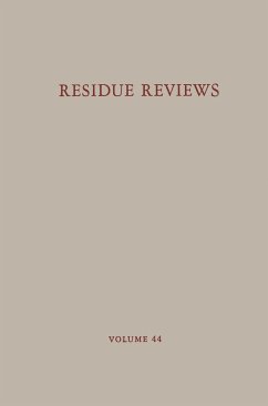 Residue Reviews - Gunther, Francis a; Gunther, Jane Davies