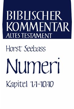 Numeri (Kapitel 1,1-10,10) - Horst Seebass