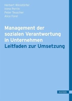 Cover Management der sozialen Verantwortung in Unternehmen, m. CD-ROM