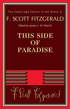 This Side of Paradise - Fitzgerald, F. Scott