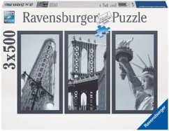 Ravensburger 16293 - Eindrücke aus New York, Puzzle, 3x500 Teile