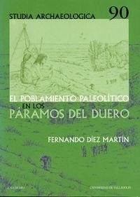 Cover El poblamiento paleolítico en los páramos del Duero