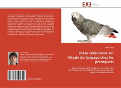 Thèse vétérinaire sur l'étude du langage chez les perroquets - Péron, Franck