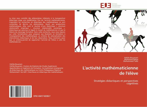 L'activité mathématicienne de l'élève L'activité mathématicienne de l'élève