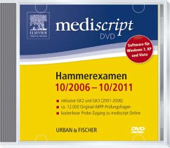 2. Abschnitt der Ärztlichen Prüfung Hammerexamen 10/2006-10/2011, inkl. GK2 und GK3 (2001-2006), 1 DVD-ROM / Mediscript, Kommentierte Examensfragen, DVD-ROMs 2. Abschnitt der Ärztlichen Prüfung Hammerexamen 10/2006-10/2011, inkl. GK2 und GK3 (2001-2006), 1 DVD-ROM / Mediscript, Kommentierte Examensfragen, DVD-ROMs