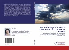 The Psychological Effect Of a Disclosure Of Child Sexual Assault