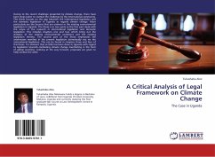 A Critical Analysis of Legal Framework on Climate Change